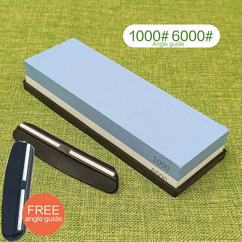 knife grinder knife sharpening Stone Grit white corundum 1000/3000 2000/5000 whetstone sharpener Multi-stage: 1000 6000