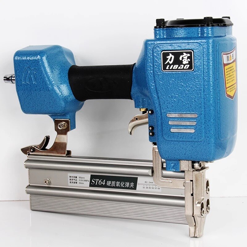 Libao series ST64 steel nail gun gas nail gun pneumatic steel nail gun cement nail gun pneumatic nail gun straight nail gun