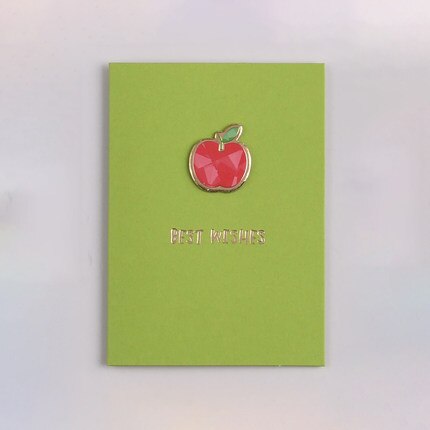 Mini Greeting Card Pure Color Good Luck/For you Card Kids Small Card Valentine Teacher Mother Message Card
