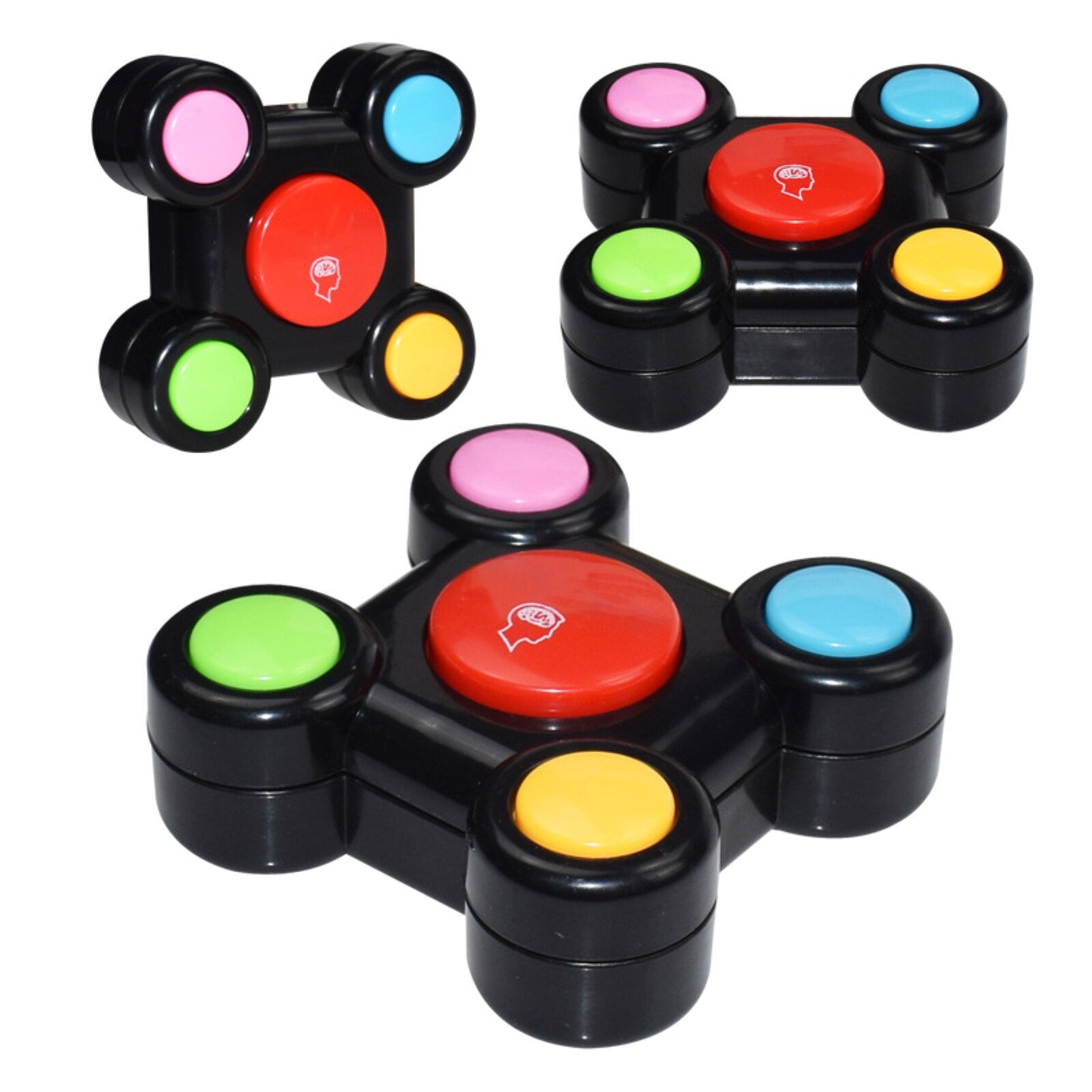 Memory Game Lights And Sounds Repeat My Flashing Souptoys Memory Training Electronic Console Puzzles Anti-Stress Toy: Army Green
