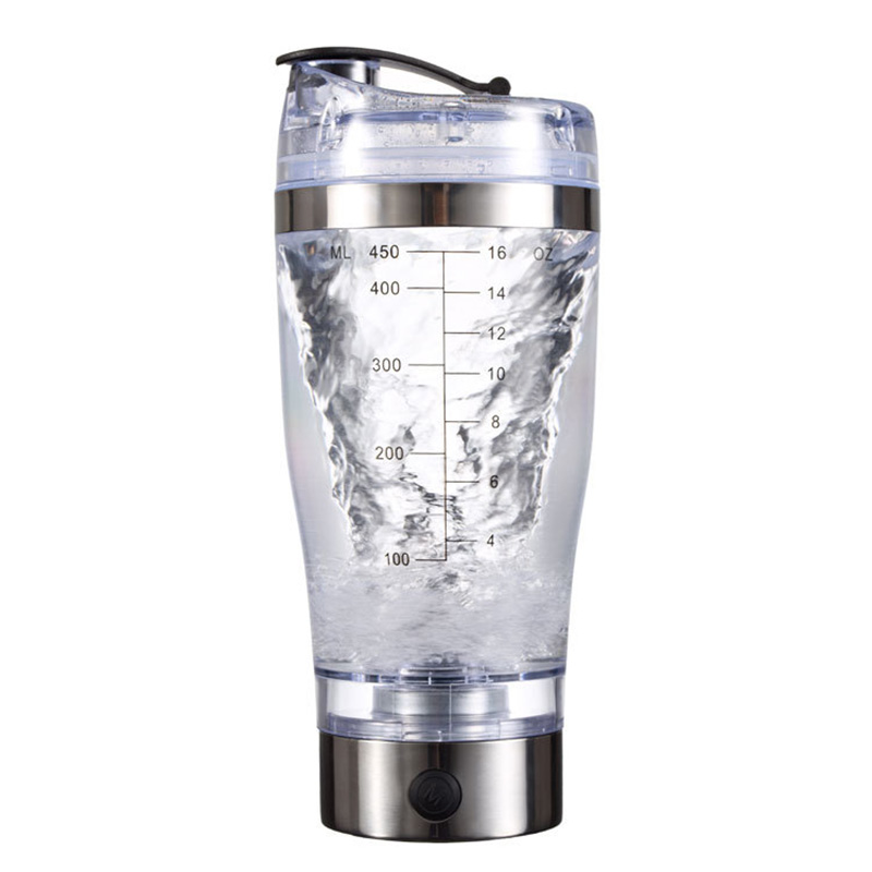 450ml elektrisk blender protein shaker flaske bærbar automatisk vortex mixer til