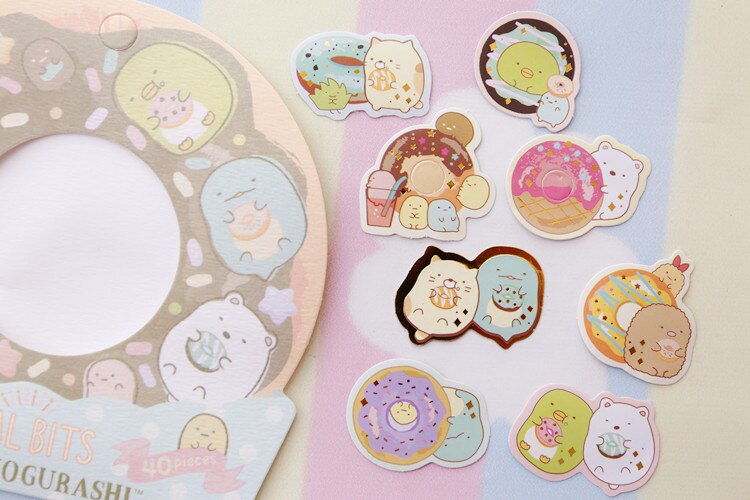 40pcs/1pack Kawaii Stationery Stickers Corner good friend Diary Planner Decorative Stickers Scrapbooking DIY Craft Stickers