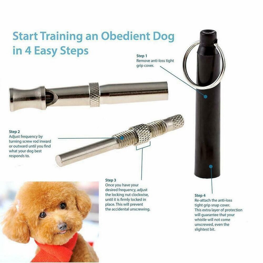 Pet Dog Ultrasonic Whistle Training Whistle Training tools Pet Training Supplies Without Belt CPAM