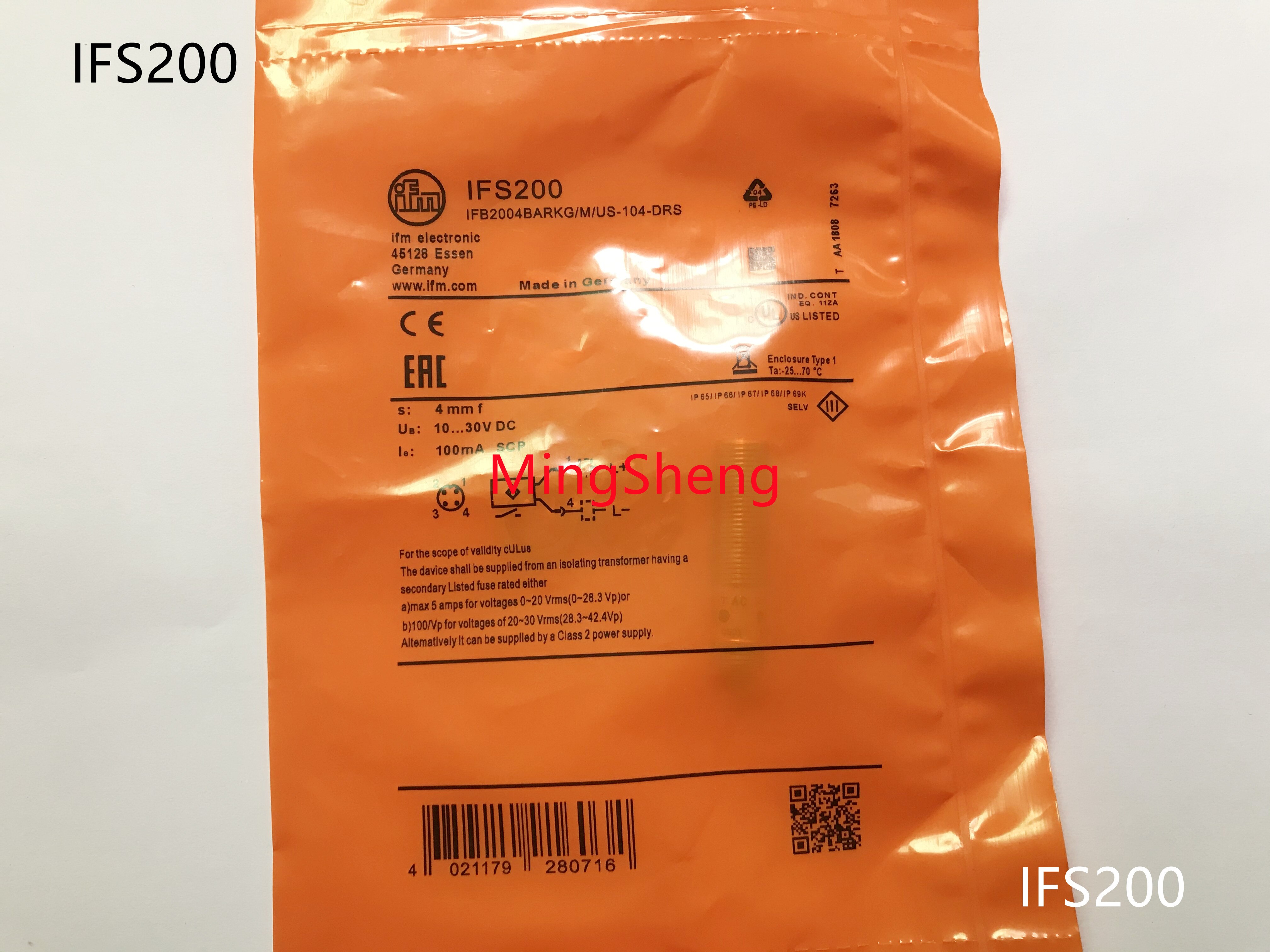 Original 100% import technology sensor IFS209 IFS200 proximity switch