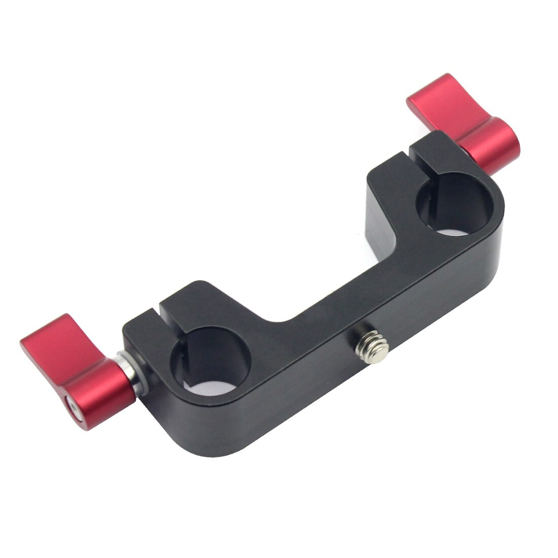 Stavklämma monteringsadapter med 1/4 " skruv för 15mm räls stavsystem för 5 d 2 5 d 3 60d 600d dslr kamera fotostudio tillbehör