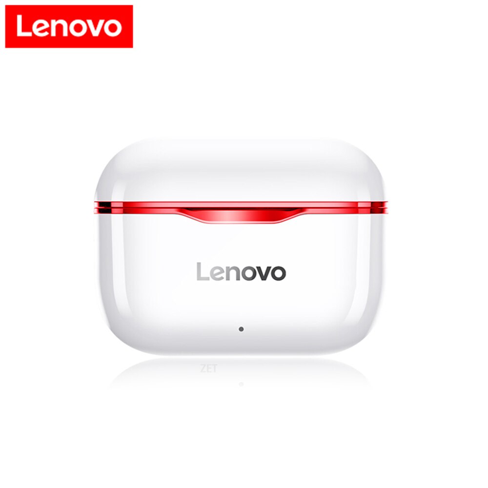 Lenovo X9/X18/XT91/QT83/LP1/LP1S Wireless Earphone Touch Control Bluetooth 5.0 Headphone Stereo HD Music Earbuds Headset w/ Mic: LP1 Red