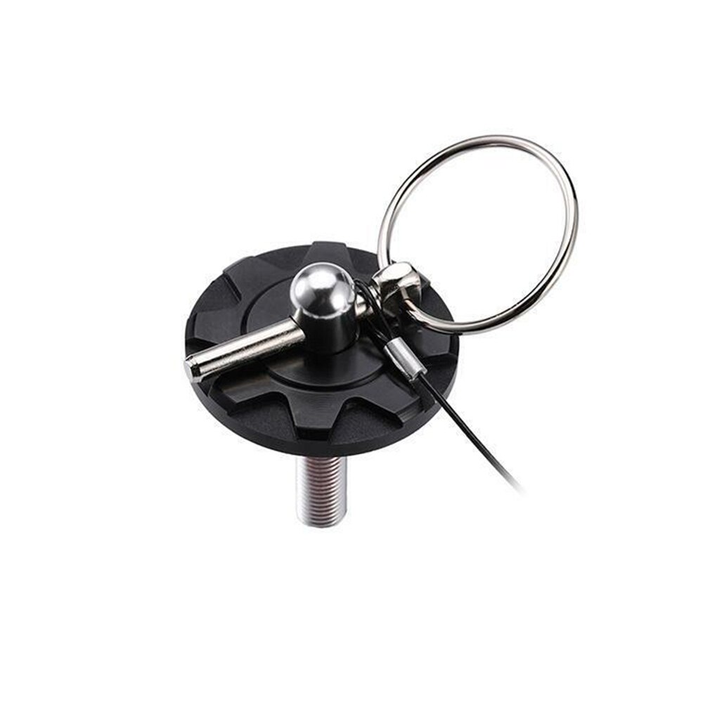 2 stuks Auto Universele CNC Billet Aluminium Racing Bonnet Hood Pin Lock Uiterlijk Kits: Zwart