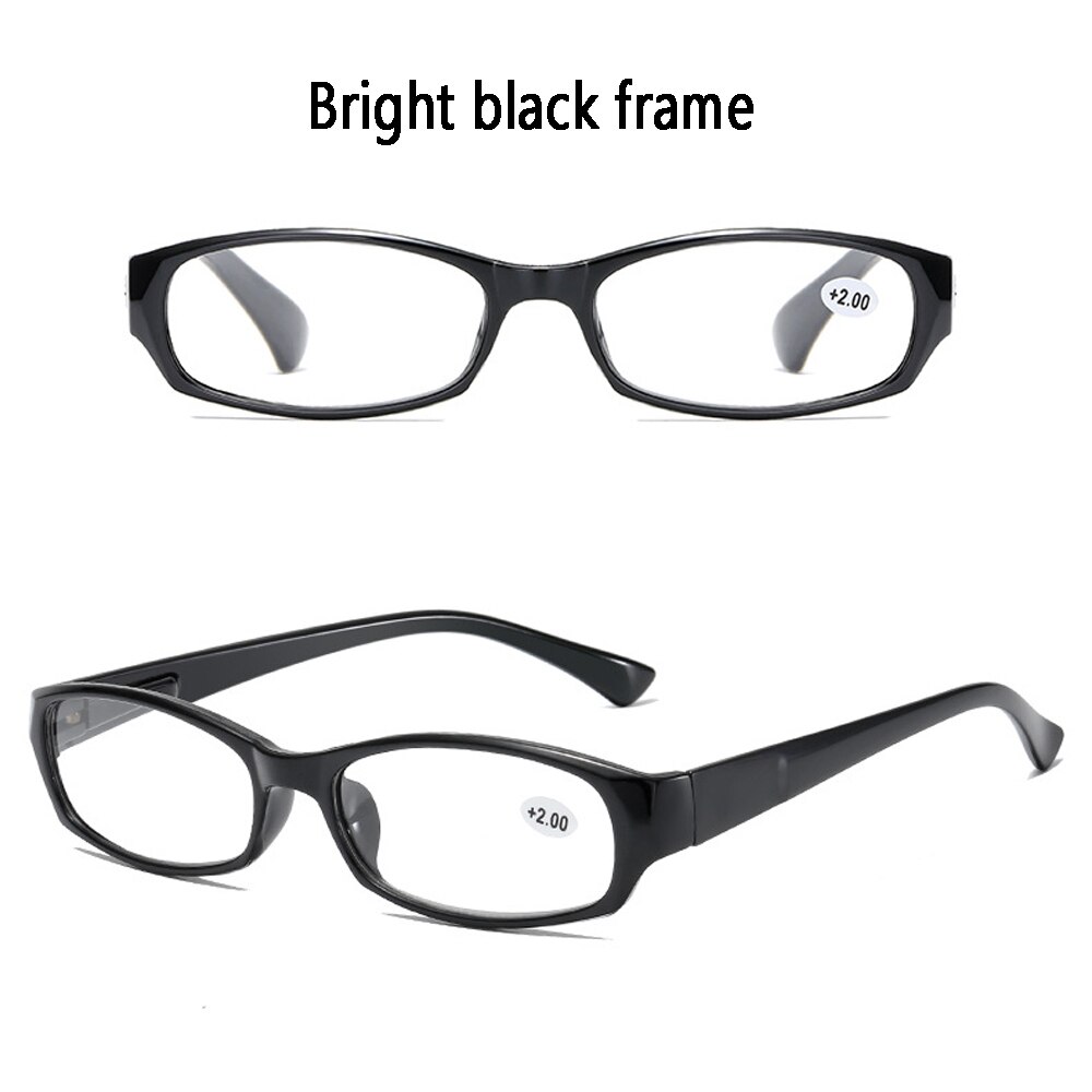 Gafas de lectura clásicas para hombre y mujer, lentes de lectura con montura negra para presbicia, de primavera, + 1,0 + 1,5 + 2,0 + 2,5 A + 4,0 Unisex