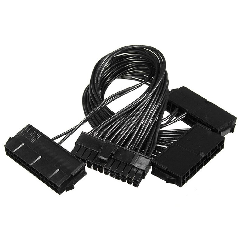 24PIN Three-Power Synchronization Line 24PIN(20+4) Male/24PIN Femalex3 Sync and Start PSU Chassis Multi-Power Start Line