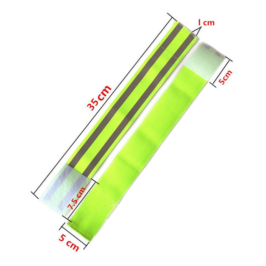 High Visibility Reflective Bands on Wrist Arm Ankle Leg for Night Walking Cycling Running Safety Reflector Tape Straps