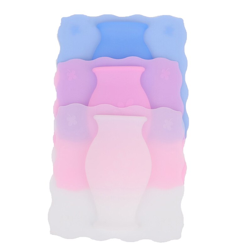 1 vase adhésif en silicone, autocollant mural amovible et facile à installer, vase pour réfrigérateur, vase à fleurs magiques, accessoires de décoration pour la maison