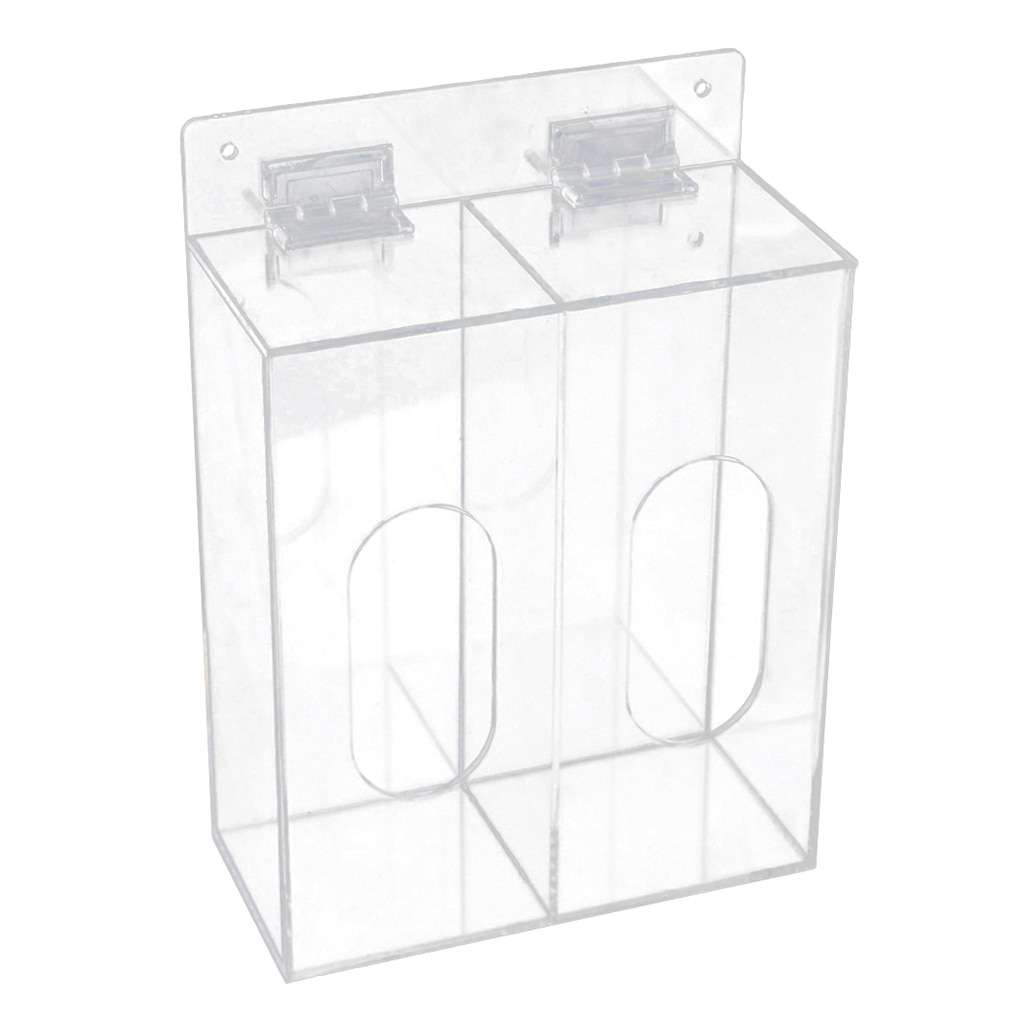 Clear Acrylic Dispenser Box for Organizing Glove, Disposable Face Cover