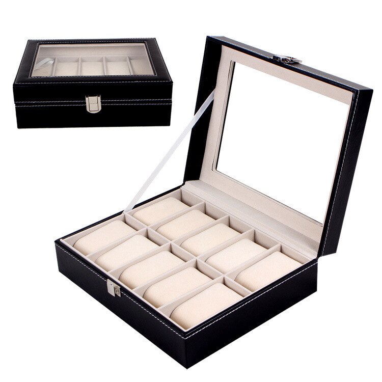 Watch box spot 2 3 4 5 6 10 watch storage box Watch jewelry box packaging: 10