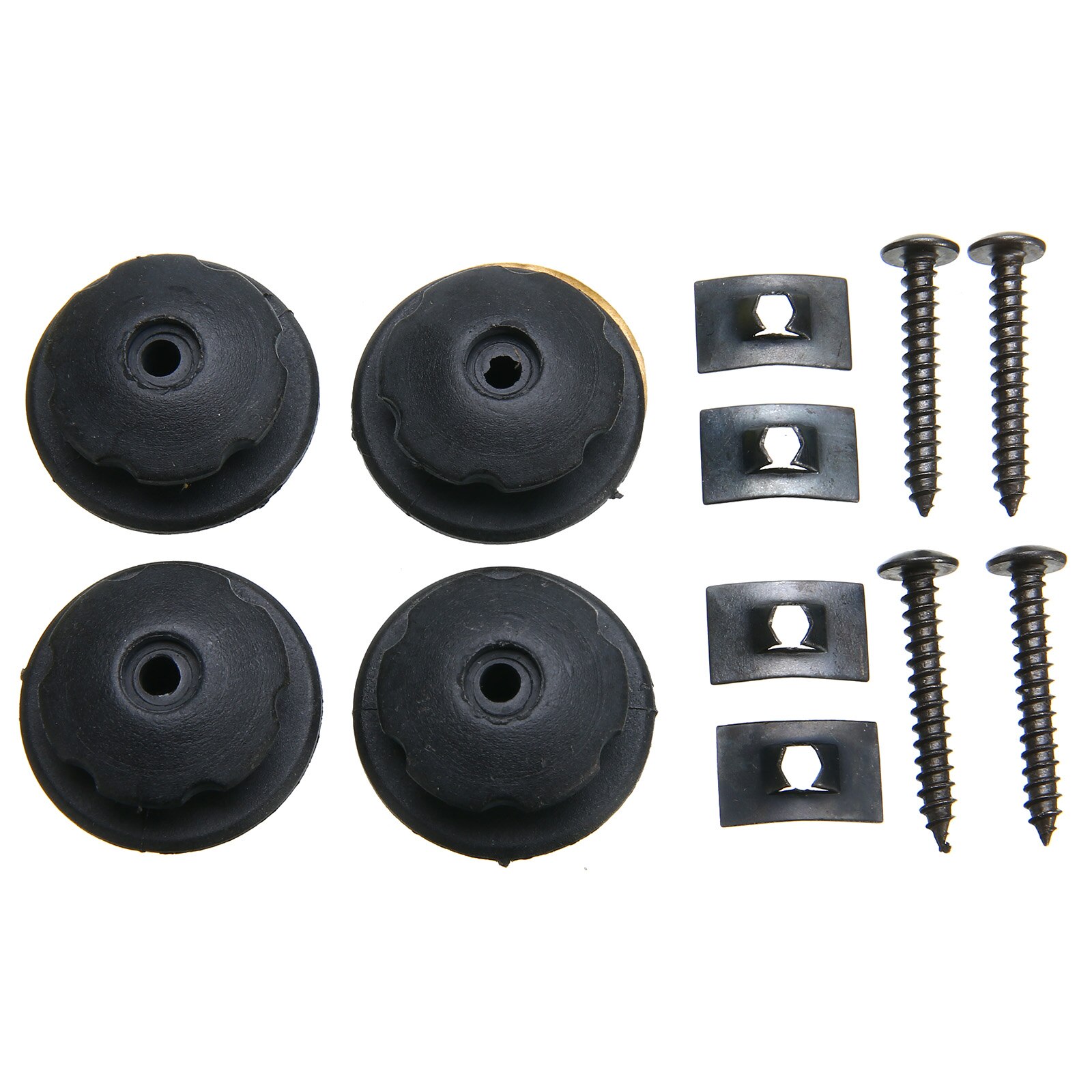 4Pcs Plastic Car Cargo Trunk Mounting Point Auto Rear Organizer Luggage Net Hardware Hanging Hook with Screw