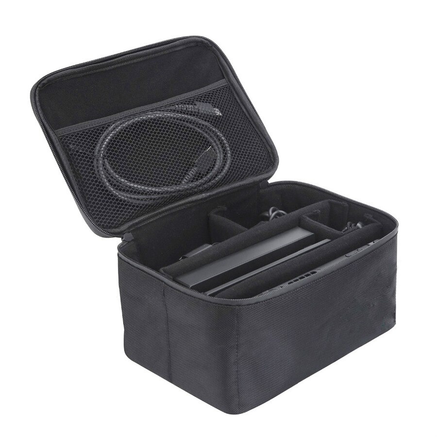 9 In 1 Kit Grote Beschermhoes Opbergtas Voor Nintendo Switch Console Charger Handgrepen & Stuurwielen Crystal Shell stand