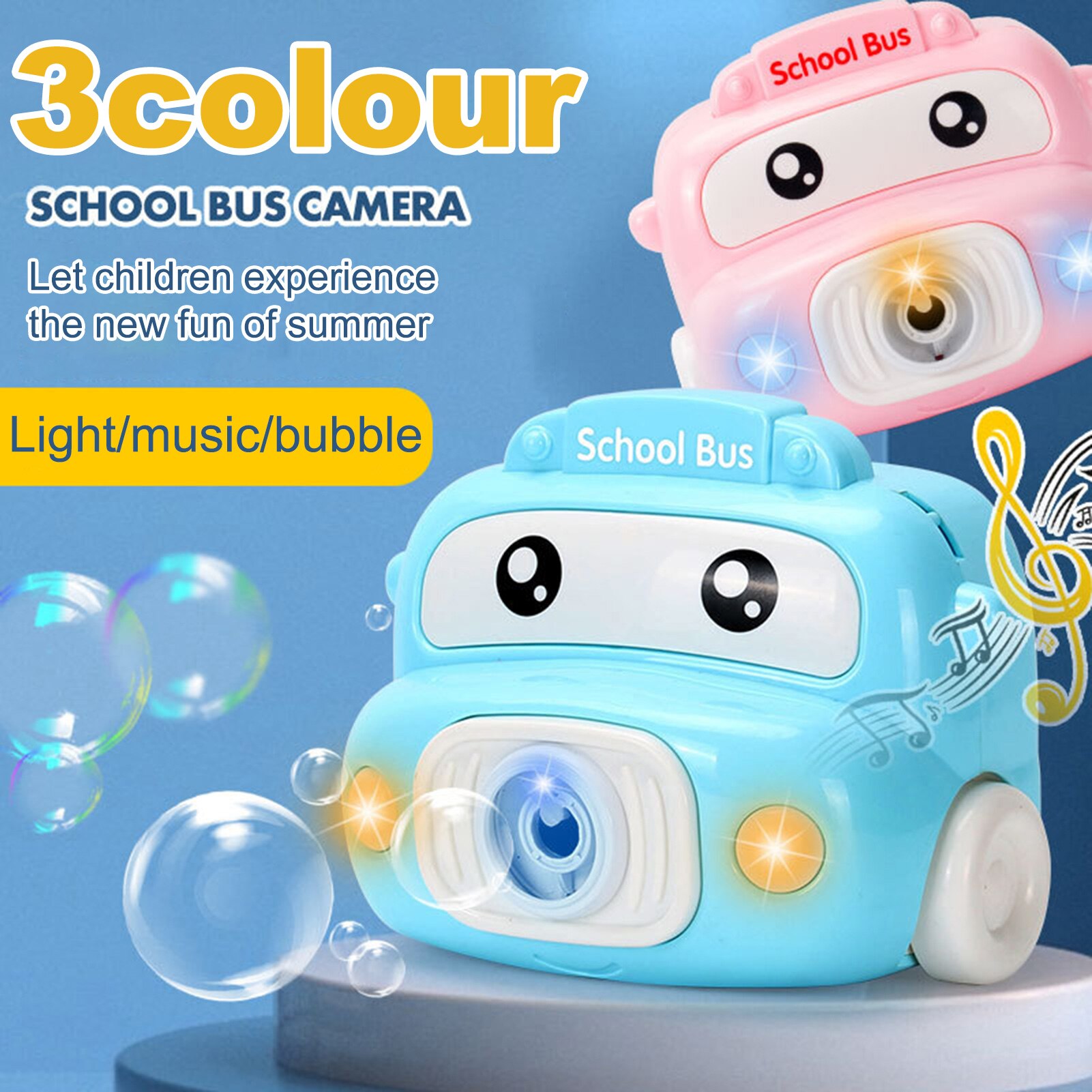 Camera bubble machine children's electric bubble machine fun music children bubble machine children's