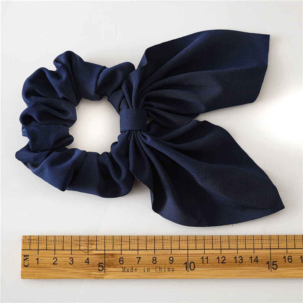 Strik Haar Scrunchies Vrouwen Paardenstaart Houder Haar Band Haar Touw Elastiekjes Haaraccessoires Konijnenoren Haar Ring