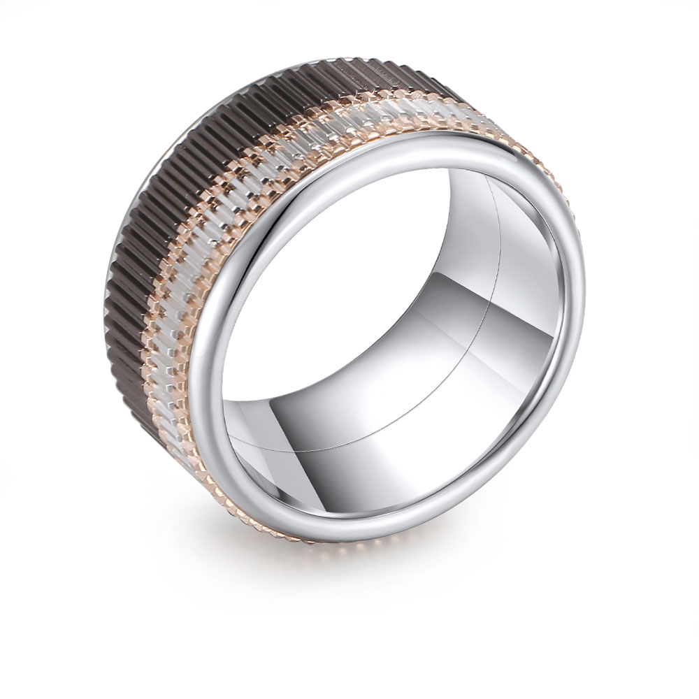 Floya Titanium Rvs Ringen Set Voor Vrouwen Combina... – Grandado