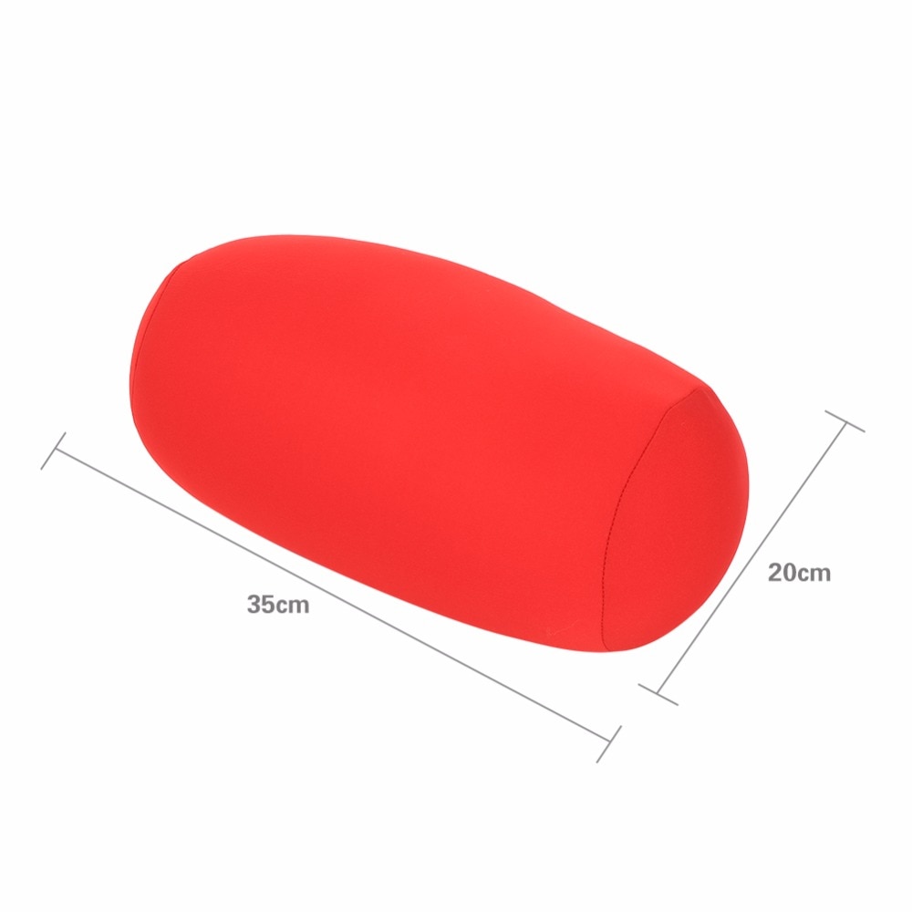 35cmx20cm Micro Mini Microbead Back Cushion Roll Throw Pillow Travel Home Sleep Neck Support Comfortable Travel pillow