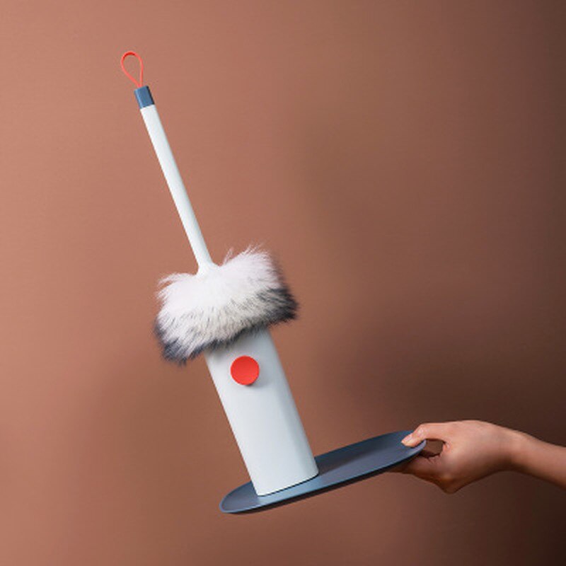 Plumero de plumas para limpieza del hogar, plumero no es fácil de perder el pelo, limpieza de lana, barrido de polvo, limpieza de cenizas, salud Zen