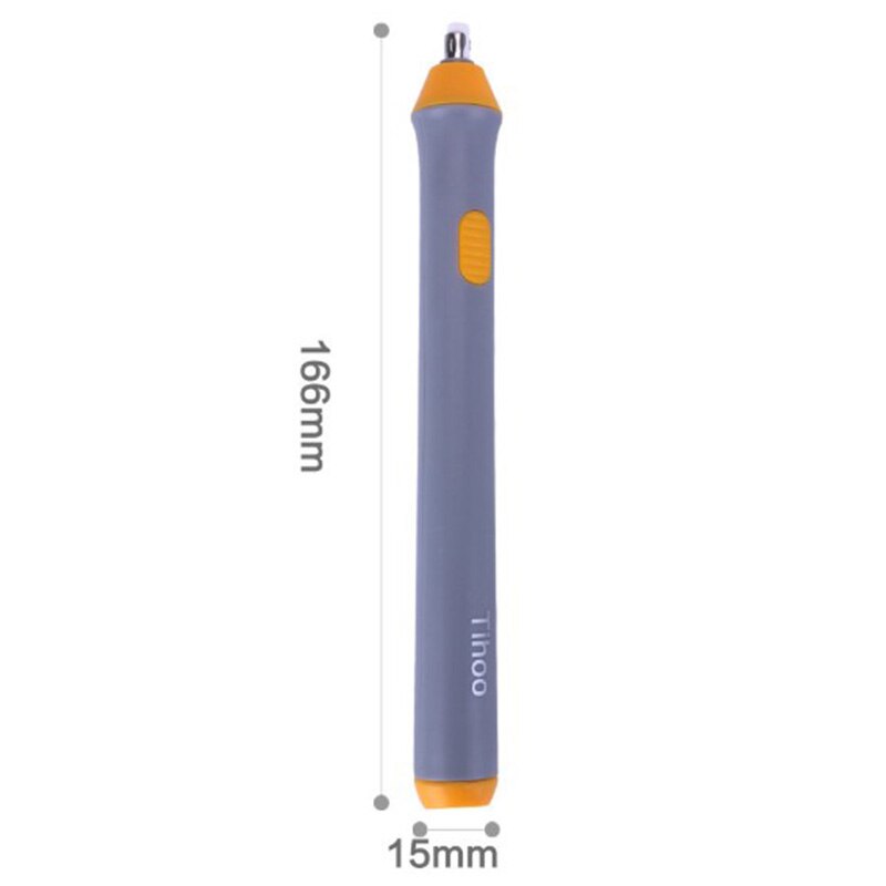 Tihoo Niedlich Elektrische Radiergummi einstellen Batterie Bleistift Mechanische Gummi Kunst Elektronische Skizze Radiergummis für Schreibwaren Schule Liefert