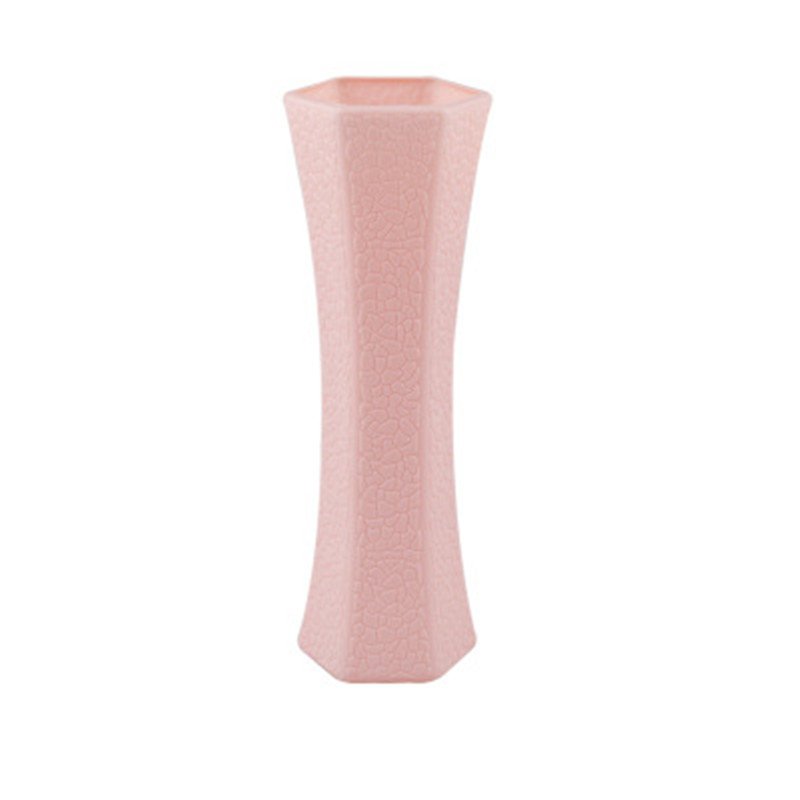 Origami Vases Imitation céramique Pot de fleur panier plantes de table décoration de la maison bonsaï décor fleur Arrangement conteneur: A3-6.9X21.8CM
