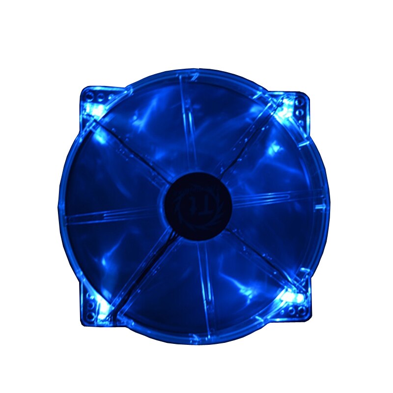 170 Mm Chassis Fan Supermute Computer Cooling Ventilator 17020 Led Blauw Licht Fan
