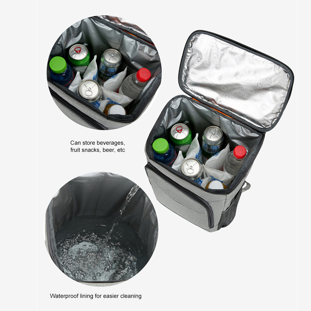 Waterdichte Picknicktas TOURIT Thermo-rugzak - 25 Liter - Met Flesopener & USB-poort | Voor Picknick, Strand En Outdoor | Waterdicht | Mannen En Vrouwen Geïsoleerde Rugzak