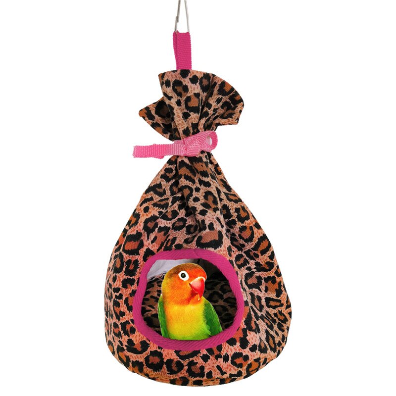 Bird Nest Hanging Hammock Bed Winter Warm House Cage Hideout to Sleep Play and Rest for Small Parrot Hamster Sugar Glider
