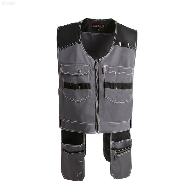 Mannen Outdoor Werkkleding Multi-Pockets Werkvesten Gereedschapsvesten Fotograaf Timmerman Monteur Tops