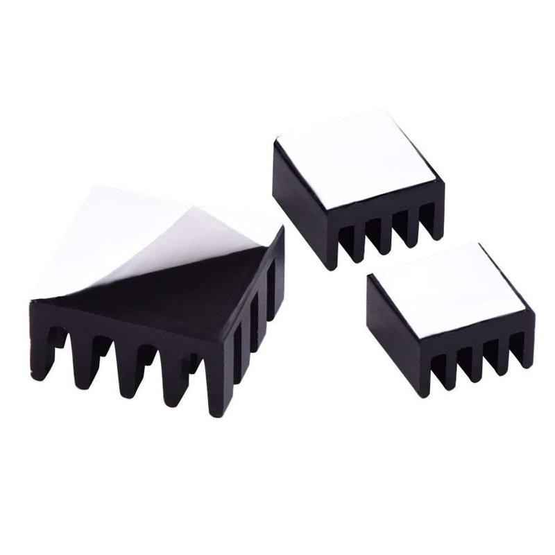 8 PCS for Raspberry Pi Aluminum Heatsink Heat Sink Computer Cooler Radiator For Electronic Chip Heat Dissipation Cooling Pads