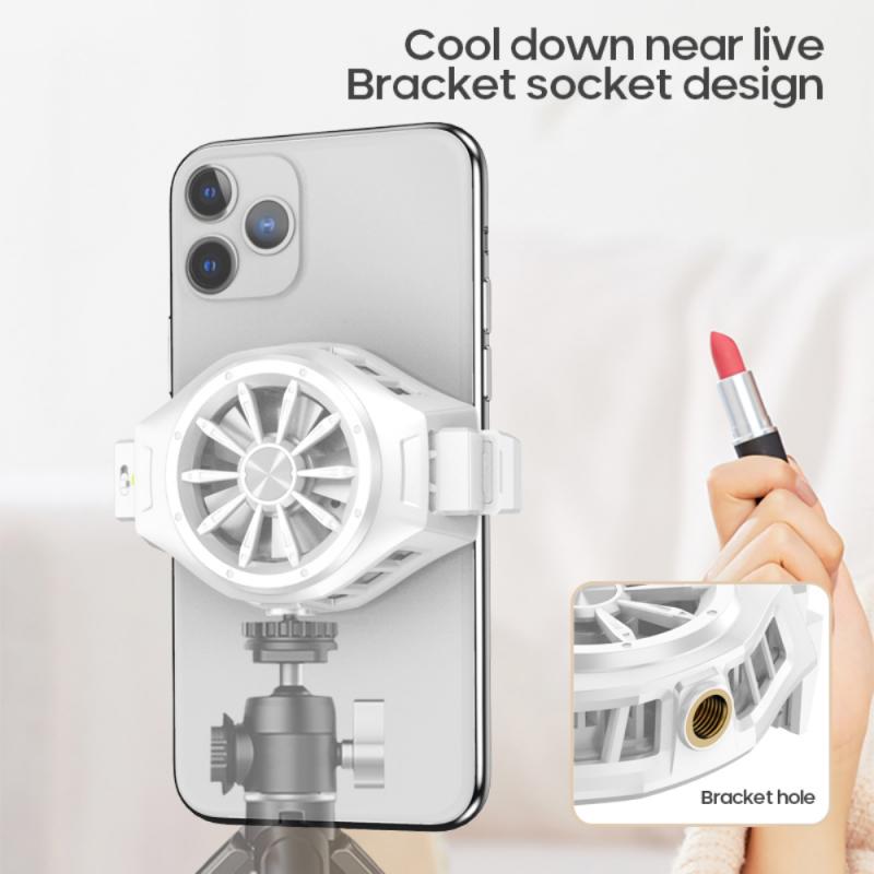 Mobile Phone Radiator Cold Clip Cooler Semiconductor Extremely Fast Cooling Radiator For Iphone12 Mobile Phone Accessories