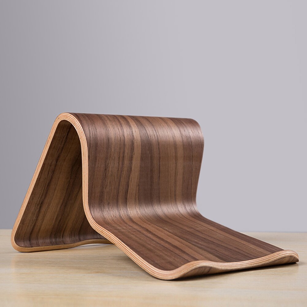 Nyeste samdi lazy holder træ valnød birk universal tablet pc telefon holder holder beslag til ipad samsung huawei xiaomi tab