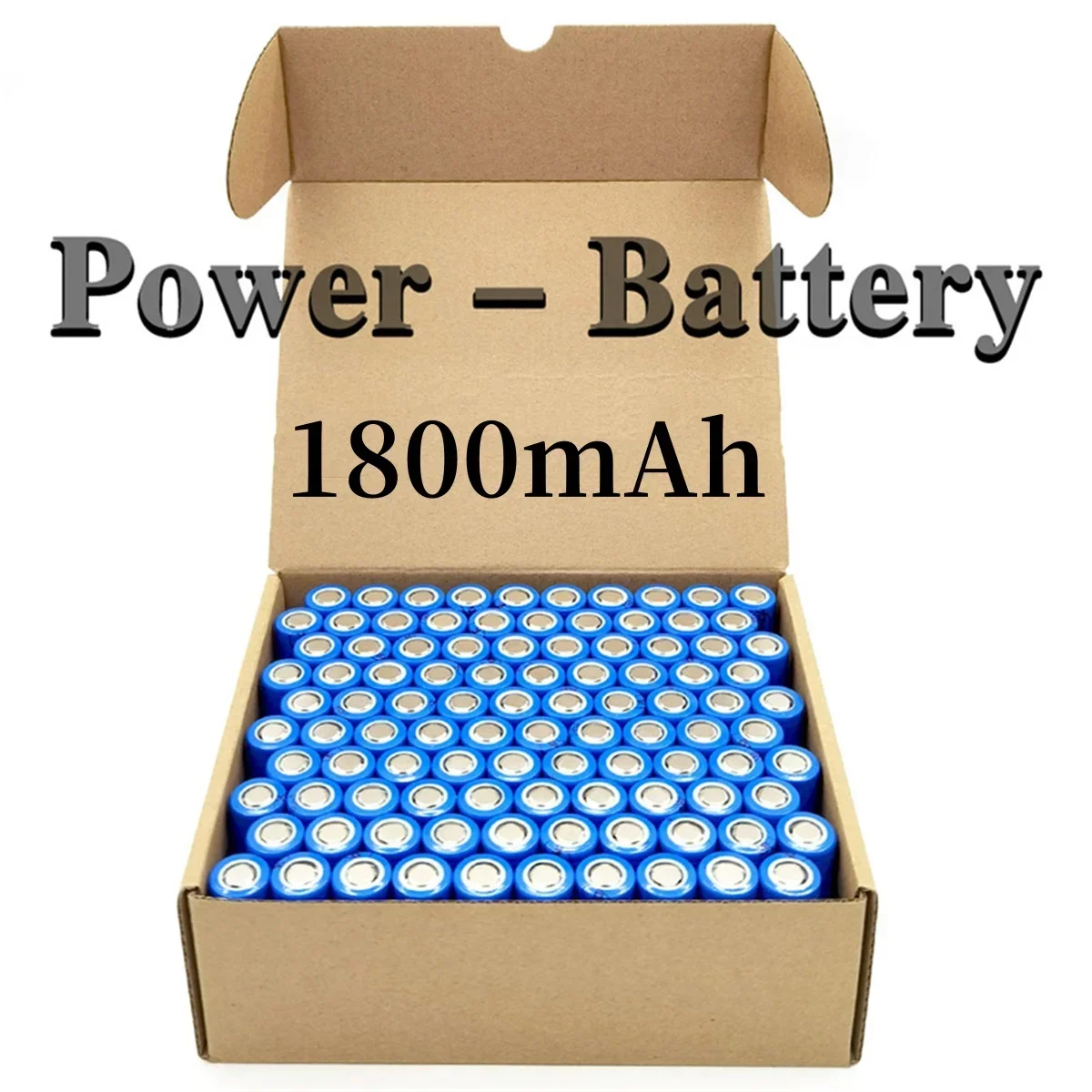 18650 Batería recargable de iones de litio de 3,7 V 1800 mAh Adecuado para herramientas eléctricas juguetes para niños antorchas y otros dispositivos recargables