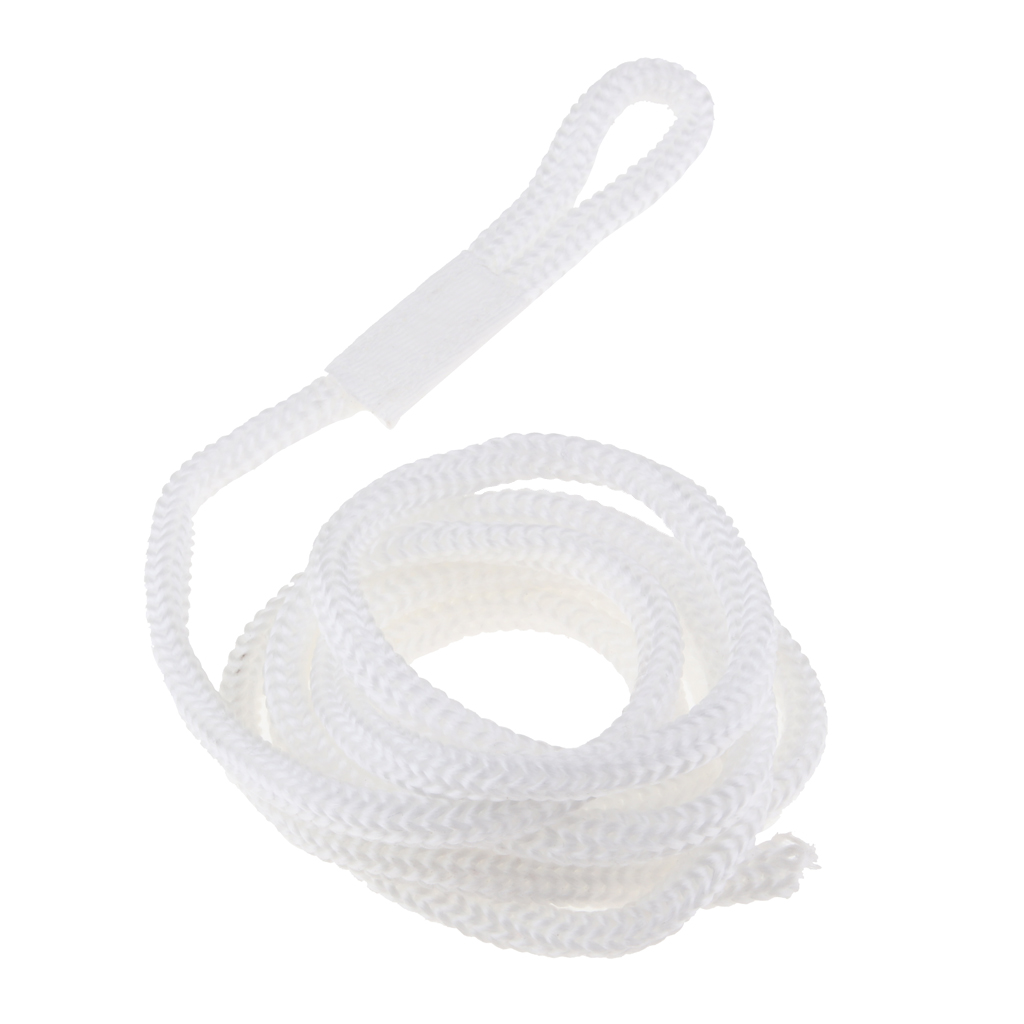 1/4" X 5' Double Braid Nylon Dock Line, Boat Mooring Line White