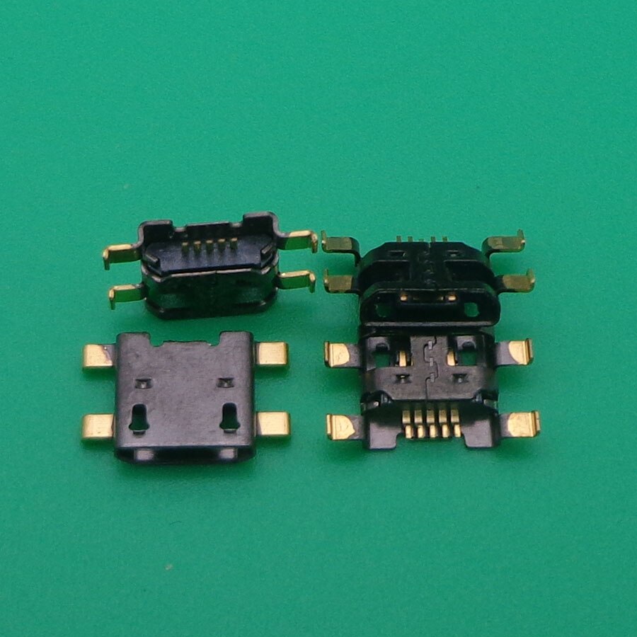 30 stuks micro usb connector vrouwelijke oplaadpoort  ,5p usb jack, staartplug voor htc one xs  s720e g23 g25 t328w t328d t328t