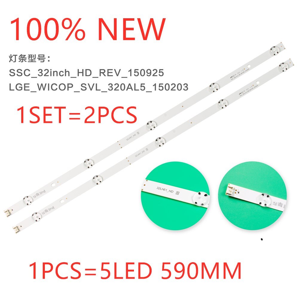 LED Backlight strip 5 lamp for LG 32LF510B-CC SVL320AL5 SSC_32inch_HD_REV_150925 LGE_WICOP_SVL_320AL5_150203 HC320DXN-VHVS2-214X