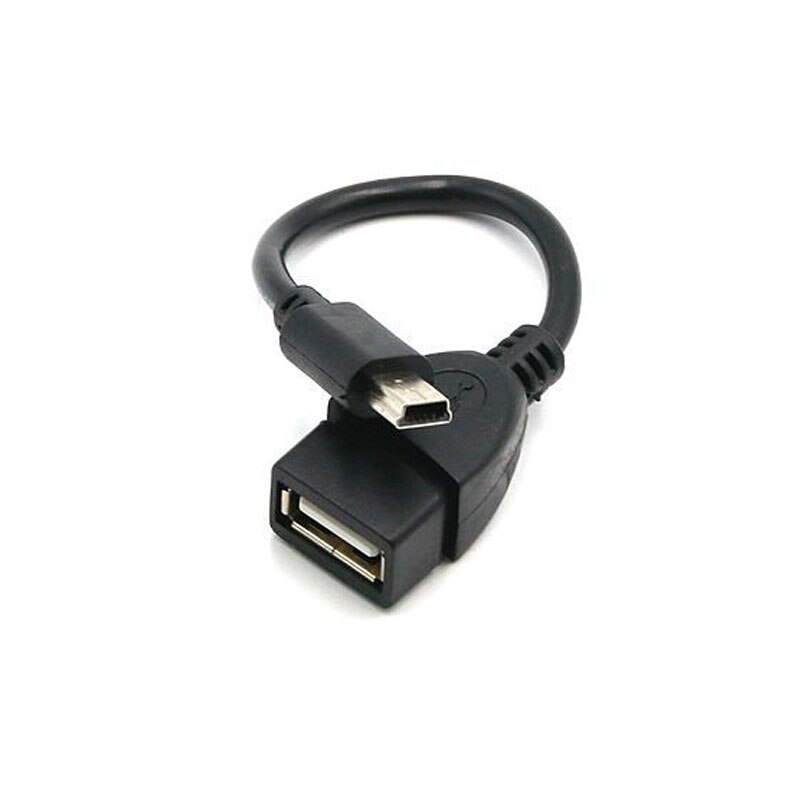 2pcs/lot Test before send USB A Female to Mini USB B Male Cable Adapter 5P OTG V3 Port Data Cable For Car Audio Tablet: B 2pc