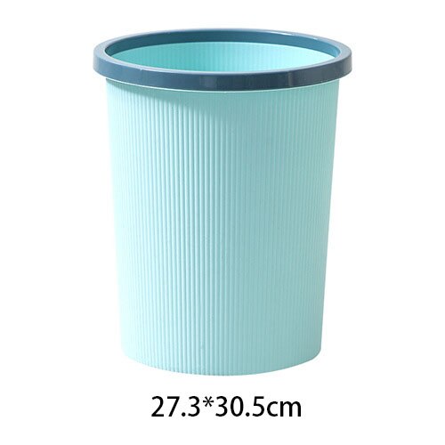 Poubelle en plastique grande cuisine salle de bains bureau, corbeille pour toilettes salon sans couvercle: 5