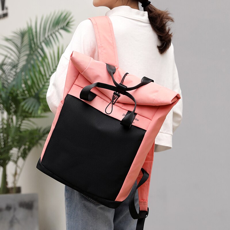 Backpack Large Capacity Nylon Women Backpack Rucksack School Bag For Teenager Shoulder Bag School Backpack