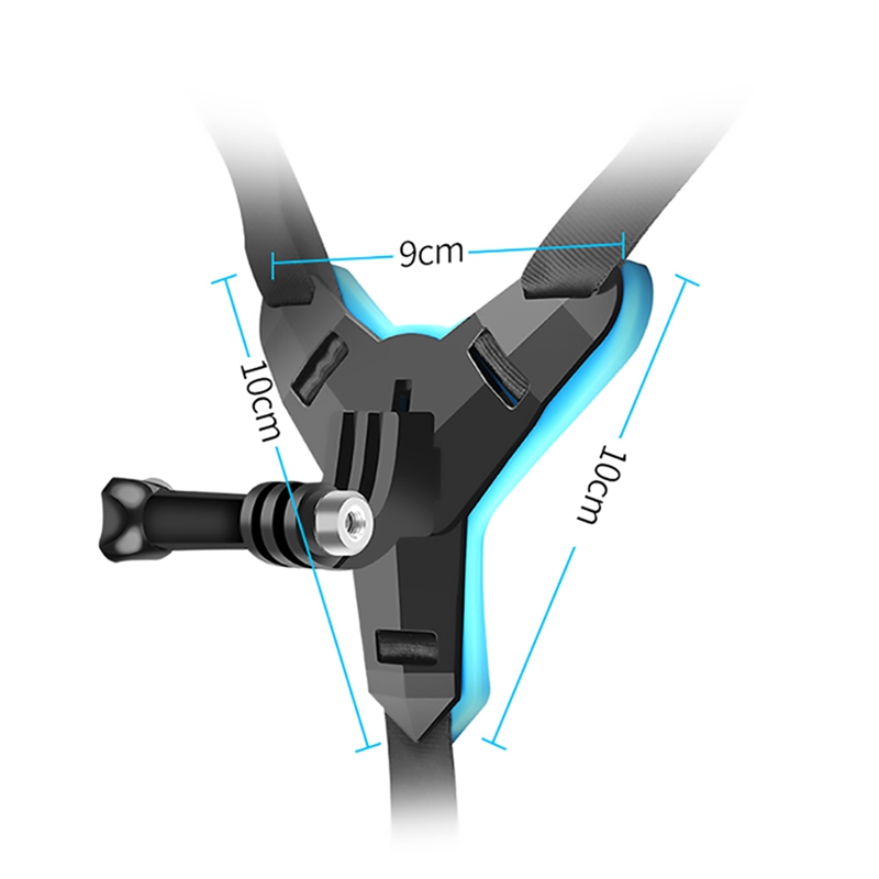 Fixing Bracket Motorcycle Helmet Chin Holder Integrated Helmet Belt for Gopro Hero 7/6/5/4