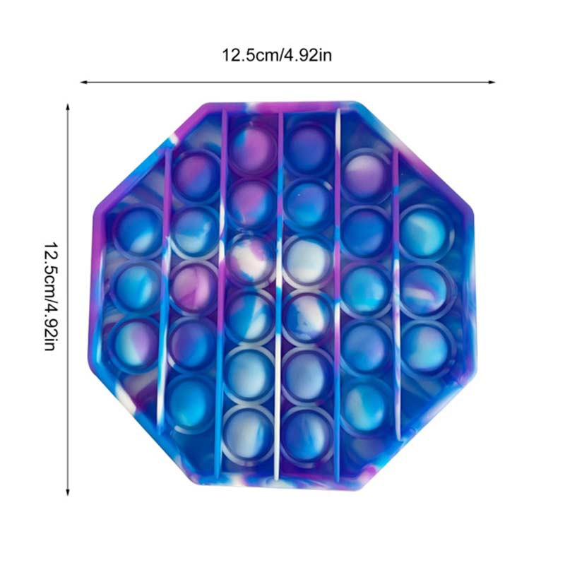 Push Bubble Fidget Zintuiglijke Speelgoed Autisme Speciale Behoeften Stress Reliever Kids Adult Antistresse Speelgoed Popit Fidget Speelgoed Eenvoudige Kuiltje