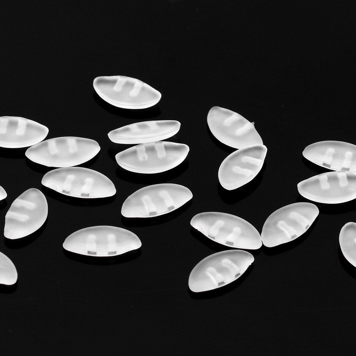 10 Paar Bril Siliconen Neus Pads Anti-Slip Zachte Hypo-Allergeen Siliconen Push In Neus Pads Voor Brillen zonnebril Onderdelen