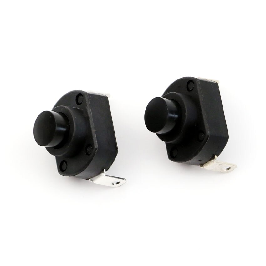 2pieces 6A Large current High power electronic flashlight switch button High temperature resistant switch 1318MC
