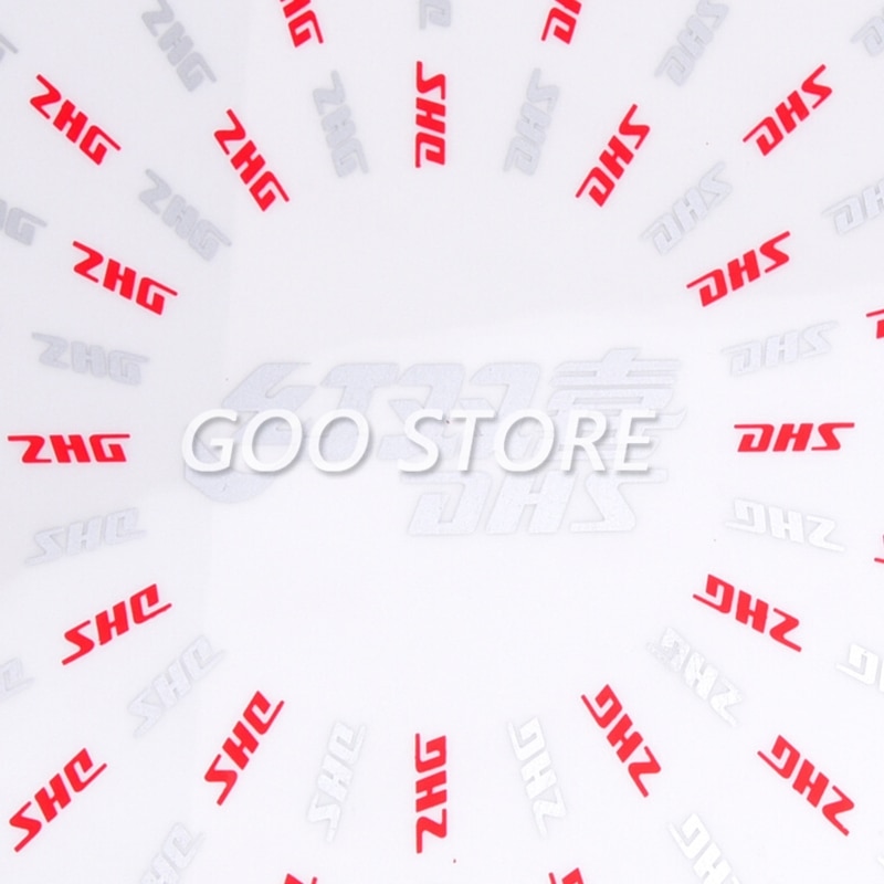 DHS – film de protection en caoutchouc pour tennis de table, ensemble d'accessoires de ping-pong, original, 2 pièces