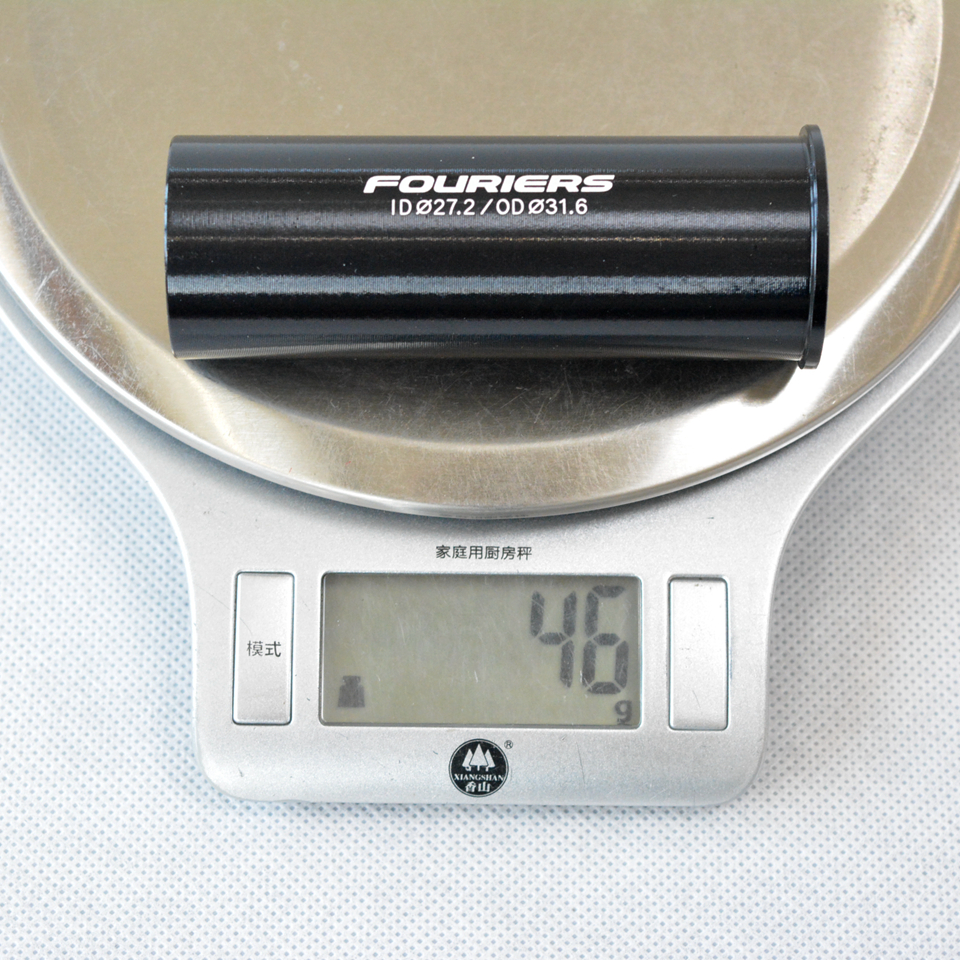 FOURIERS AC-S007 wioślarz sztyca aluminiowa tuleja konwersja zacisk sztycy rura adapter konwersji Super lekki 30.9 / 31.6 / 27.2mm: 27.2-31.6mm