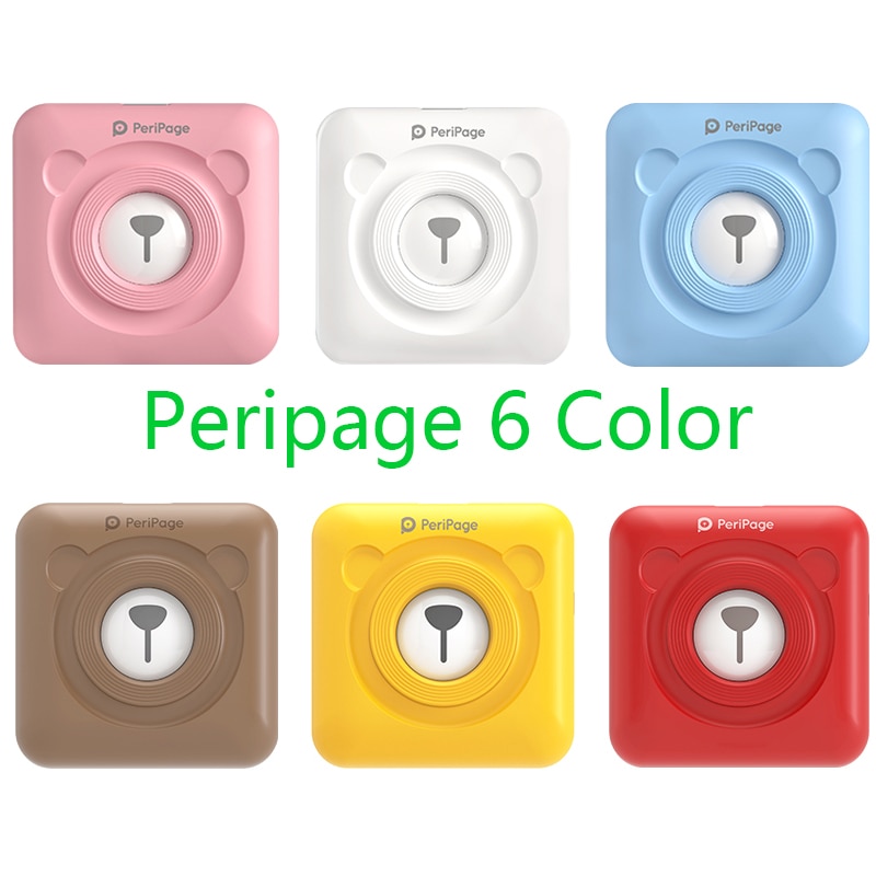 Peripage Portable Pocket Mini Photo Thermal Printer Wireless Sticker Printing Machine Free APP Support Multi-Language For Phone