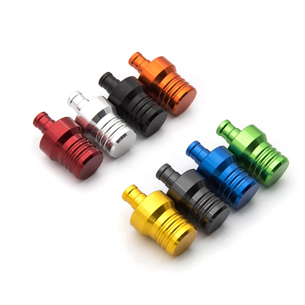 Universal Aluminum Motorcycle Gas Petrol Tank Fuel Cap Valve Vent Breather Hose Tube For ATV Dirt Pit Quad Bike