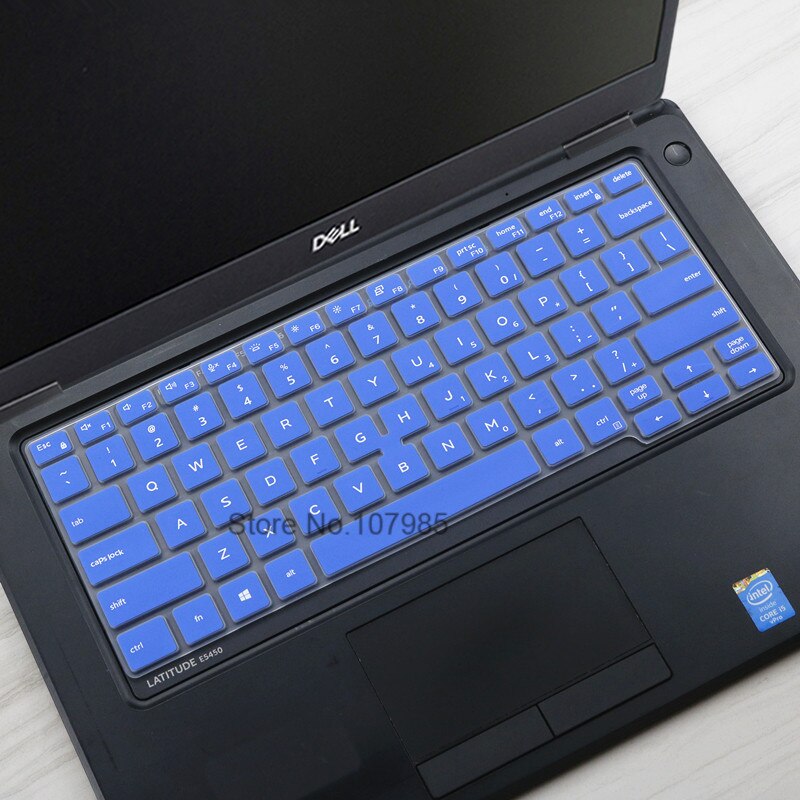 13.3 inch Silicone laptop Keyboard Cover Skin Protector For Dell Latitude 5200 5300 7200 3300 3301 Notebook: Blue