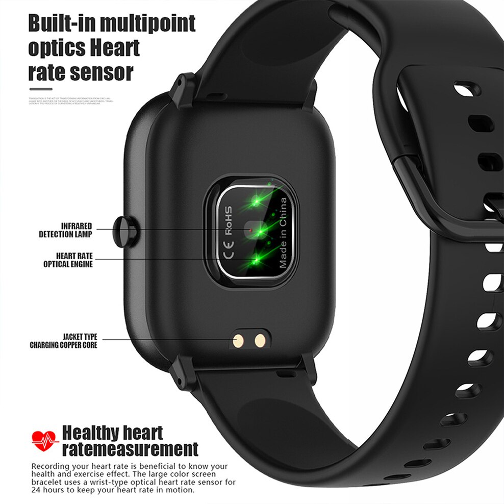 Smart Uhr 1,4 Zoll Sport Uhr Männer Voller Touch Fitness Tracker Blutdruck Smart Uhr Frauen GTS Smartwatch für xiaomi